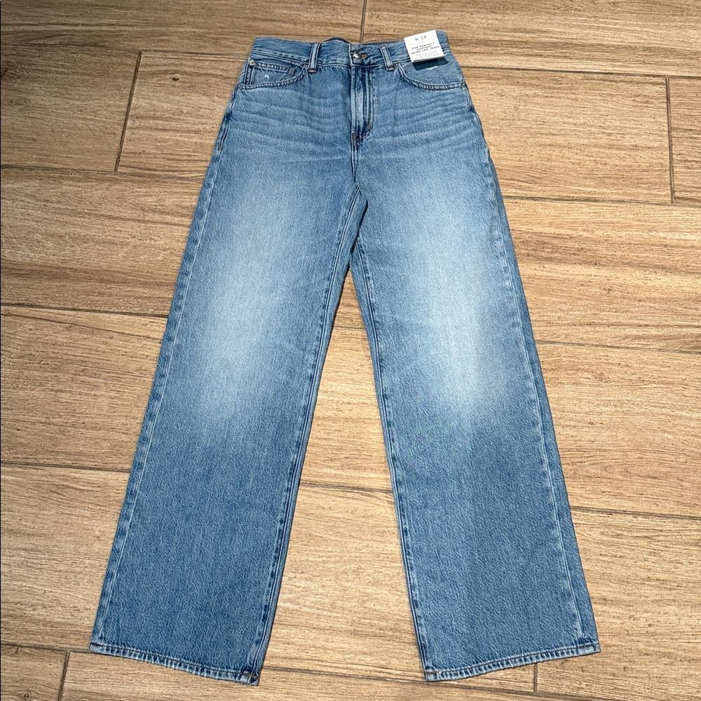 Madewell The Perfect Vintage Wide Leg Jean  Size 24